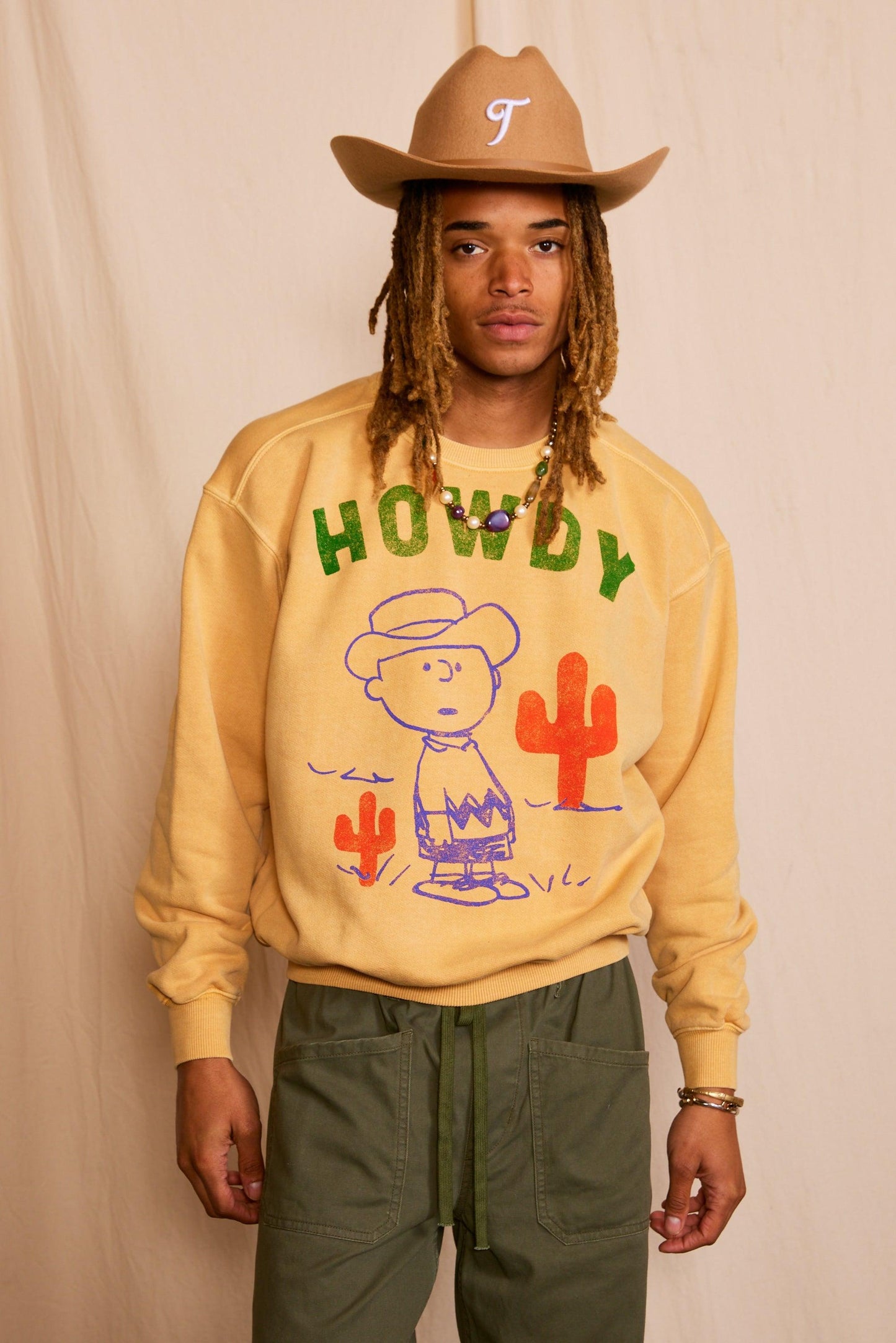 Peanuts Cowboy Charlie Sweatshirt