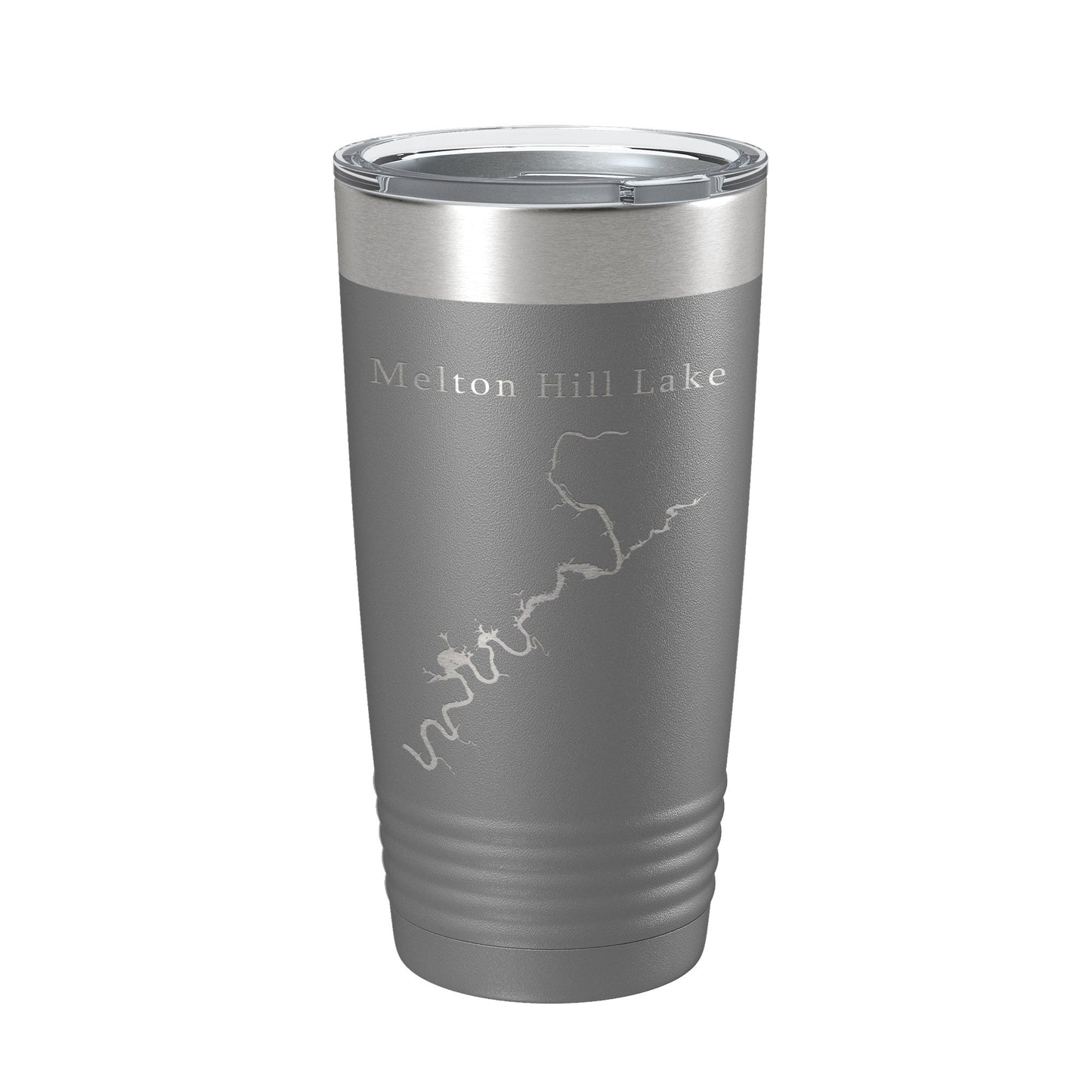 Melton Hill Lake Map Tumbler Travel Mug Insulated Laser Engraved Coffee Cup Tennessee 20 oz