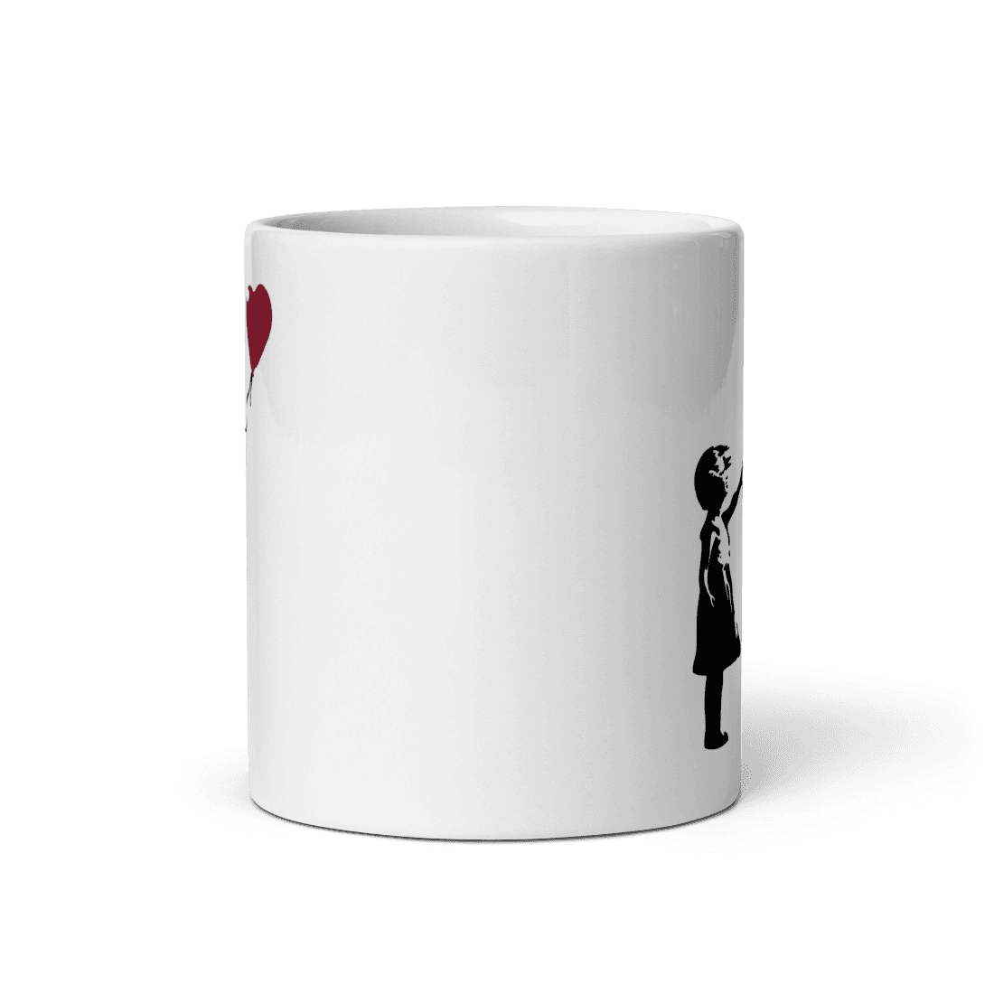 Banksy The Girl with a Red Balloon Artwork Mug-1
