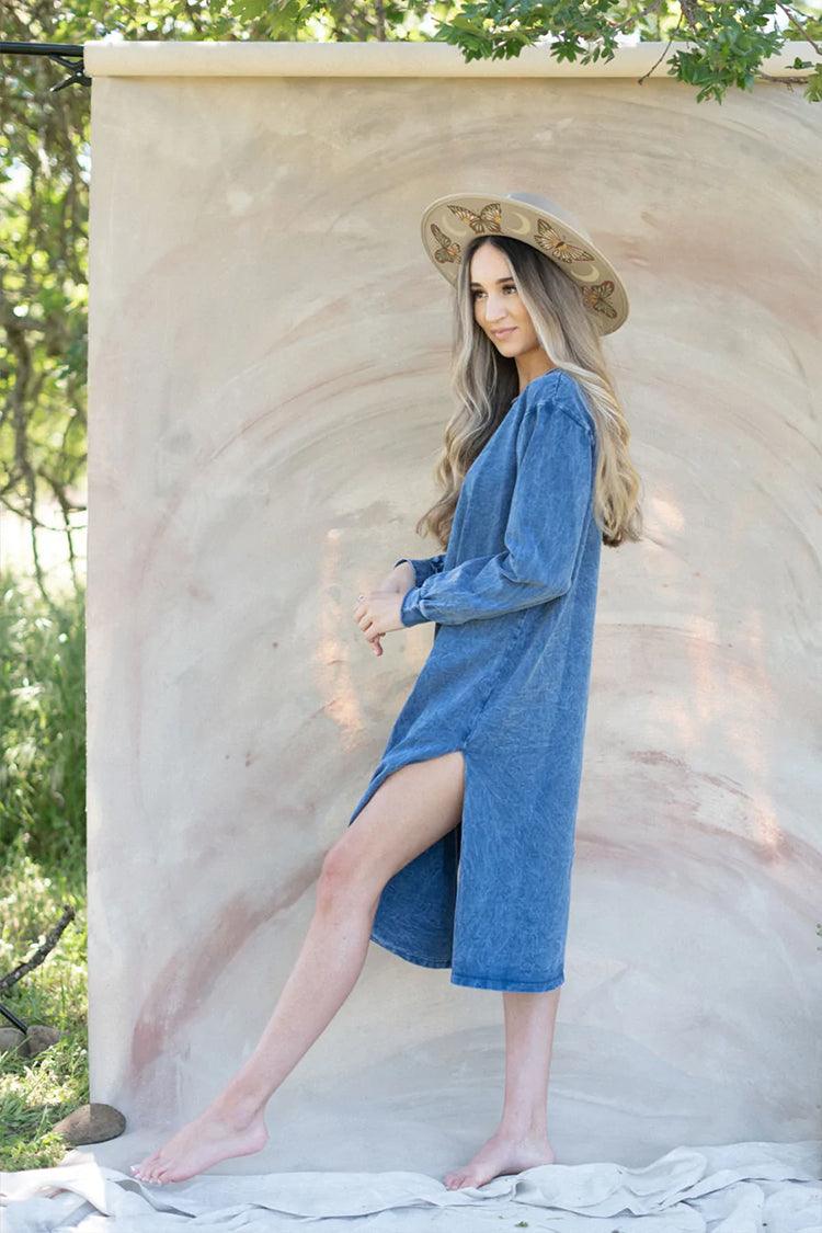 Blue Taylor Dress