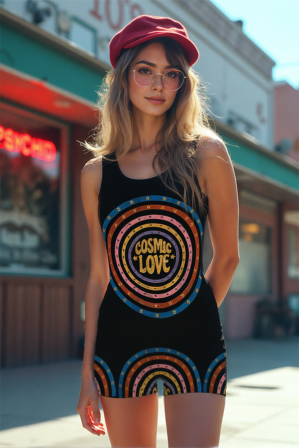 Cosmic Love Romper Swimsuit