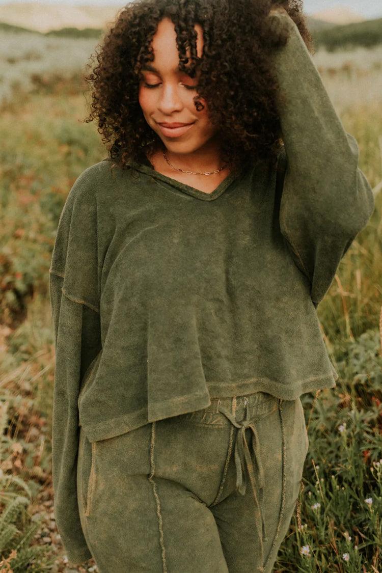 Olive Dancing Hoodie-3