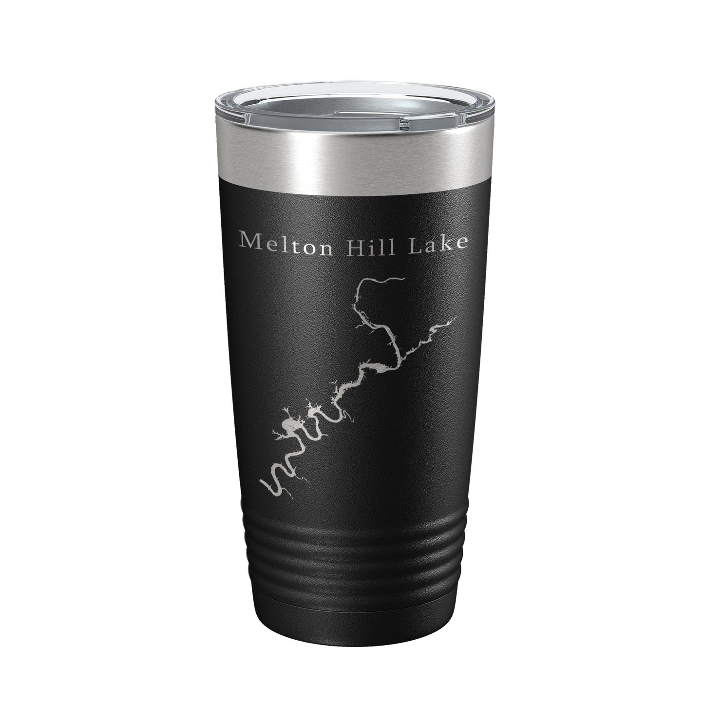 Melton Hill Lake Map Tumbler Travel Mug Insulated Laser Engraved Coffee Cup Tennessee 20 oz