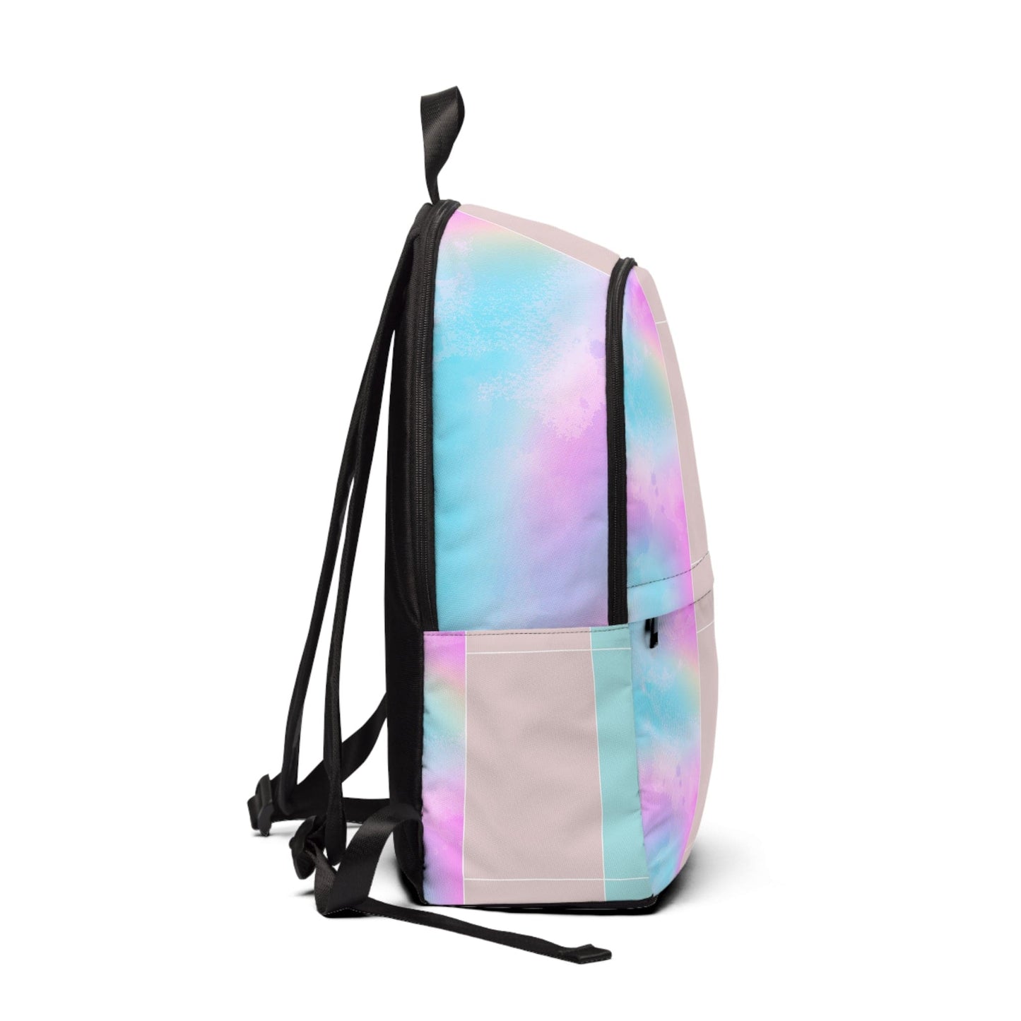 Fashion Backpack Waterproof Pastel Colorblock Watercolor Illustration