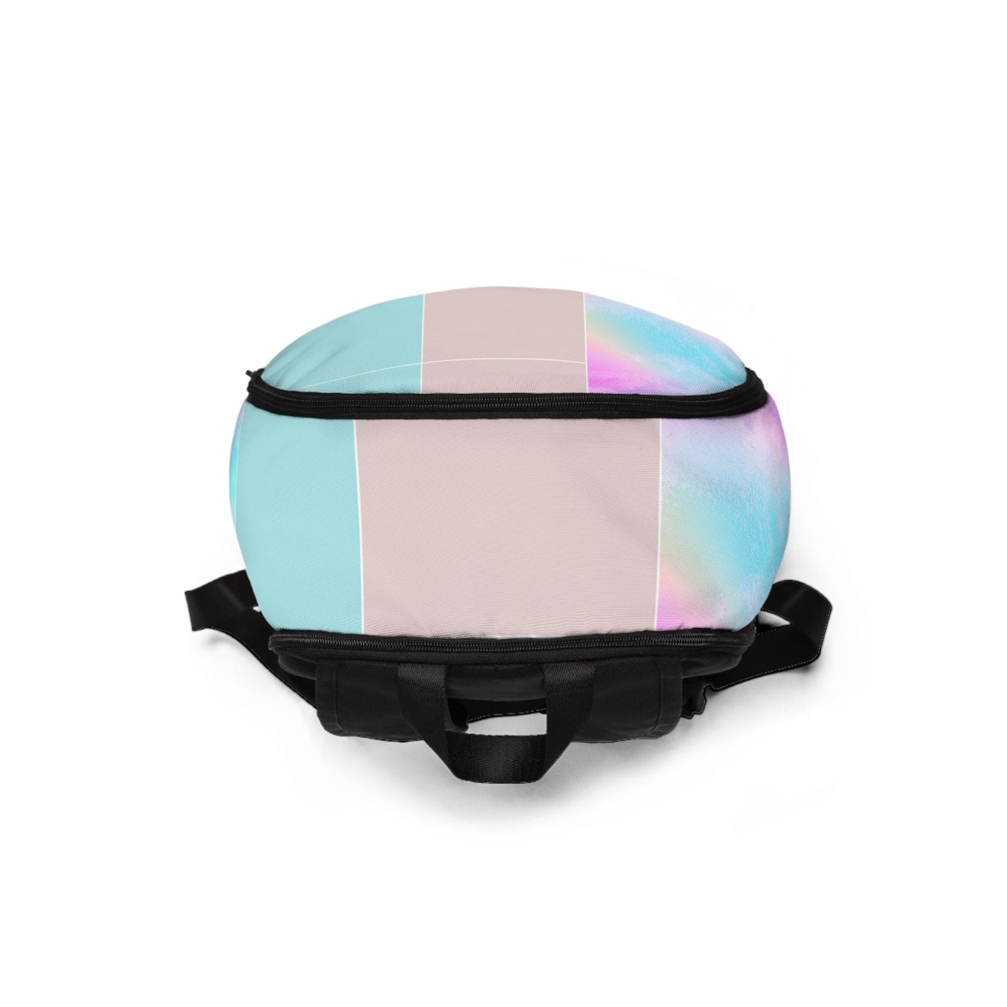 Fashion Backpack Waterproof Pastel Colorblock Watercolor Illustration