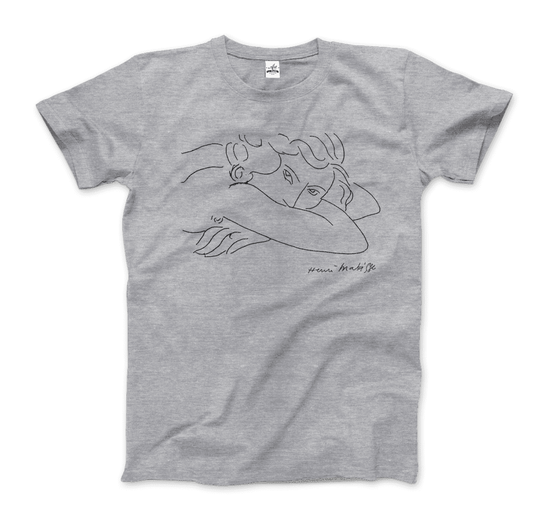 Henri Matisse Young Woman With Face Buried in Arms Artwork T-Shirt-4