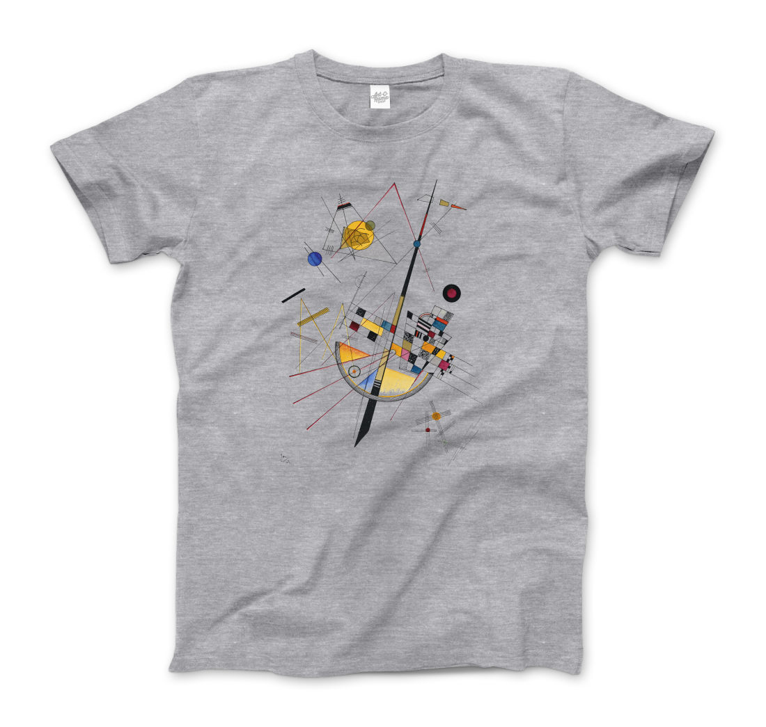 Kandinsky - Delicate Tension. No. 85 1923 Artwork T-Shirt-7