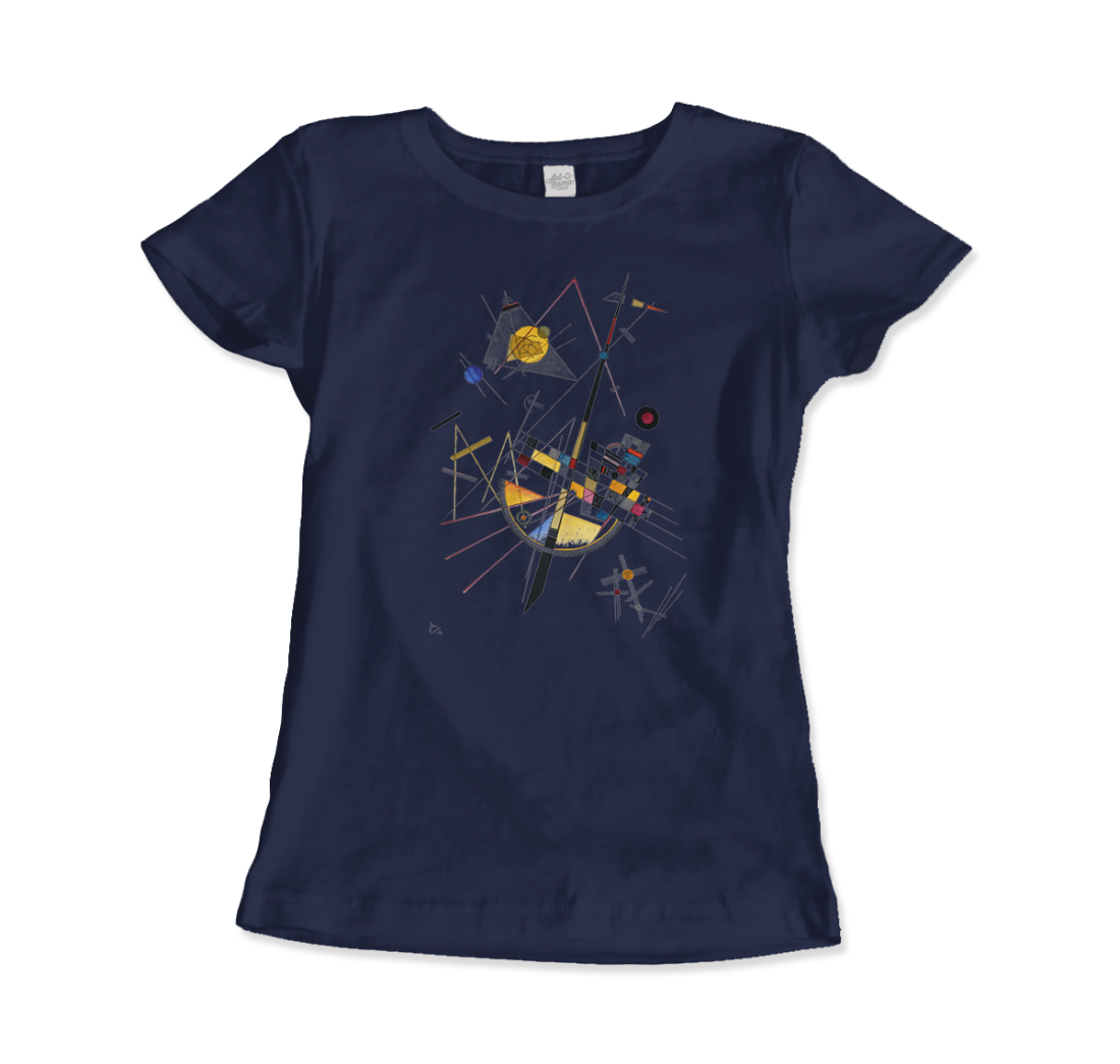 Kandinsky - Delicate Tension. No. 85 1923 Artwork T-Shirt-9