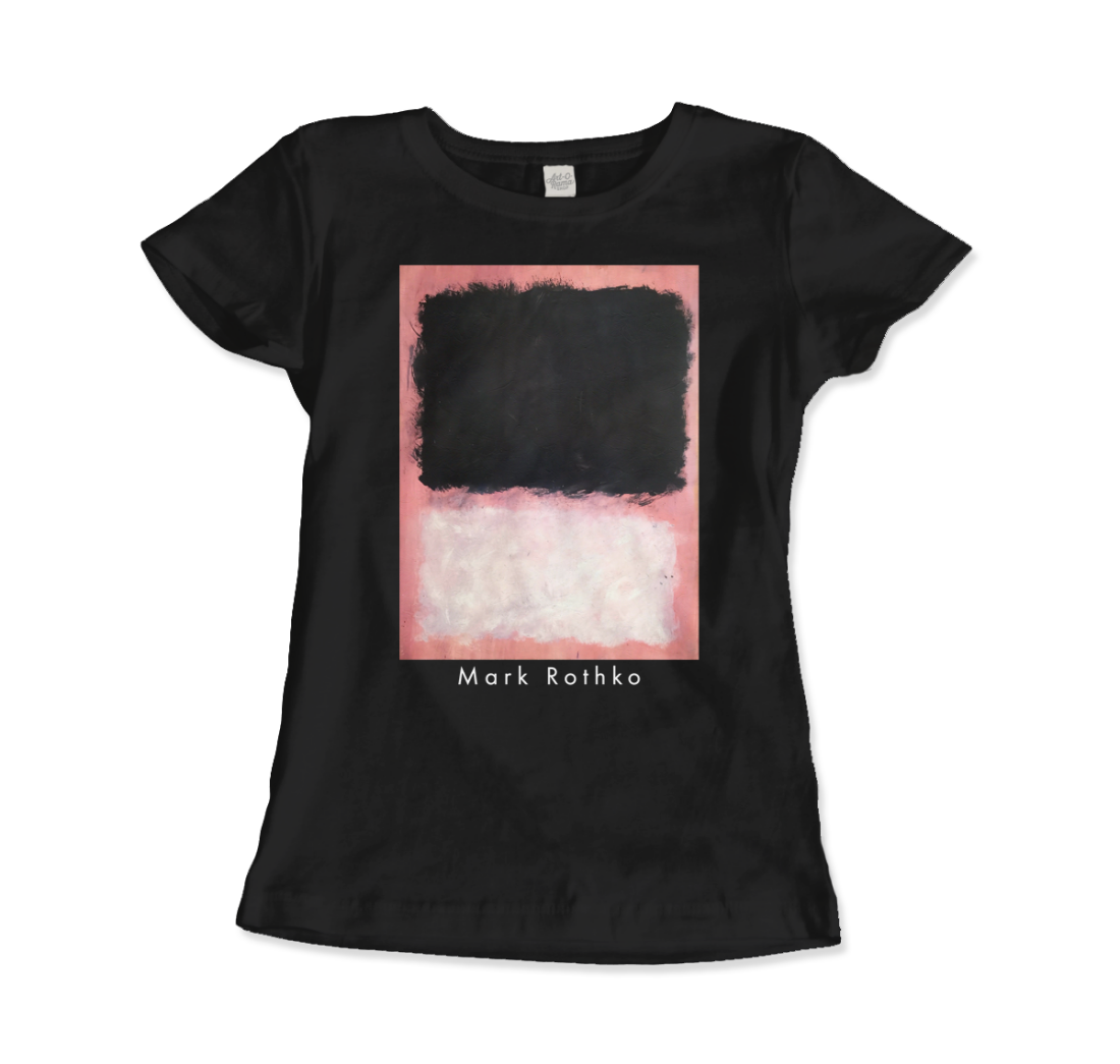 Mark Rothko - Untitled, Pink, Black and White Art T-Shirt