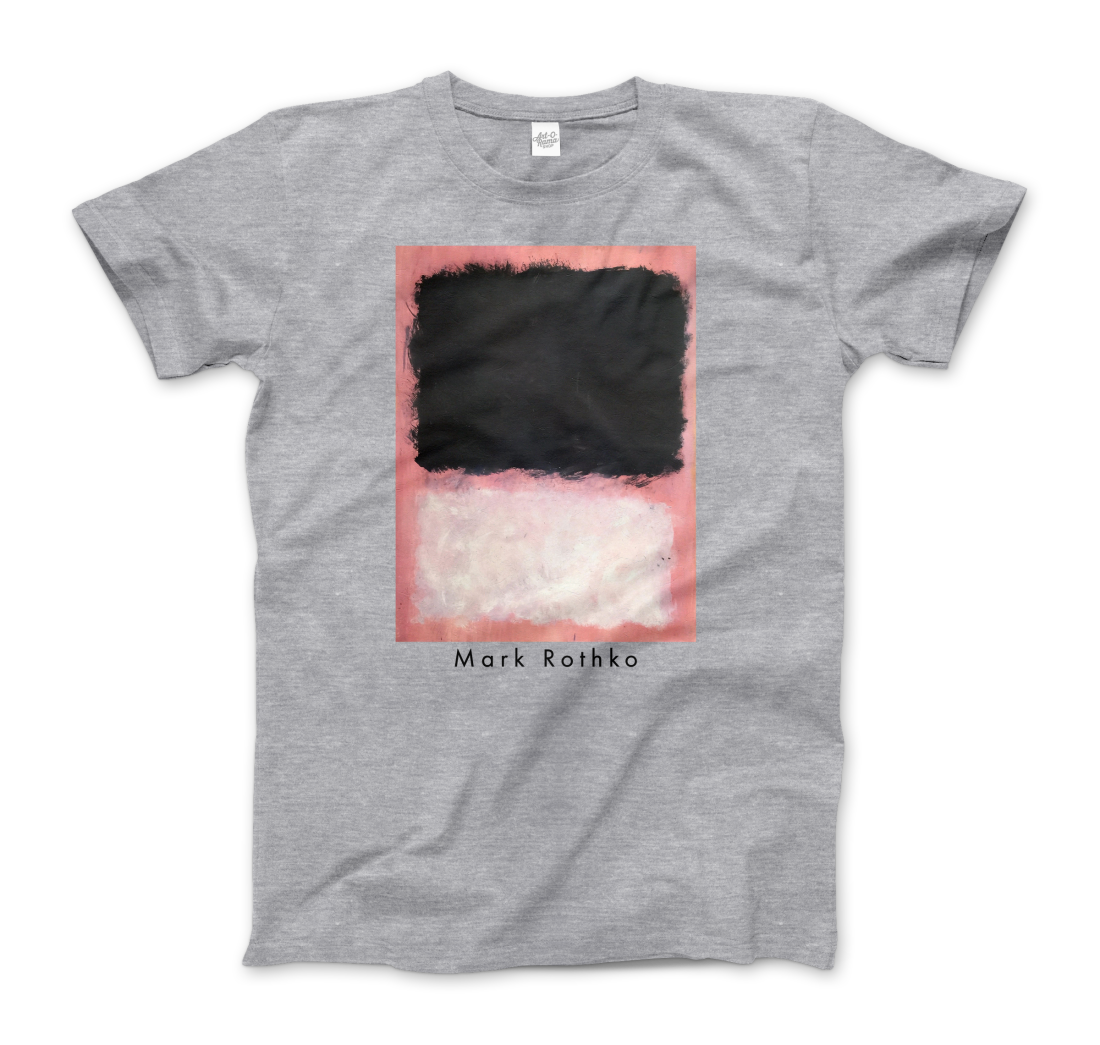 Mark Rothko - Untitled, Pink, Black and White Art T-Shirt