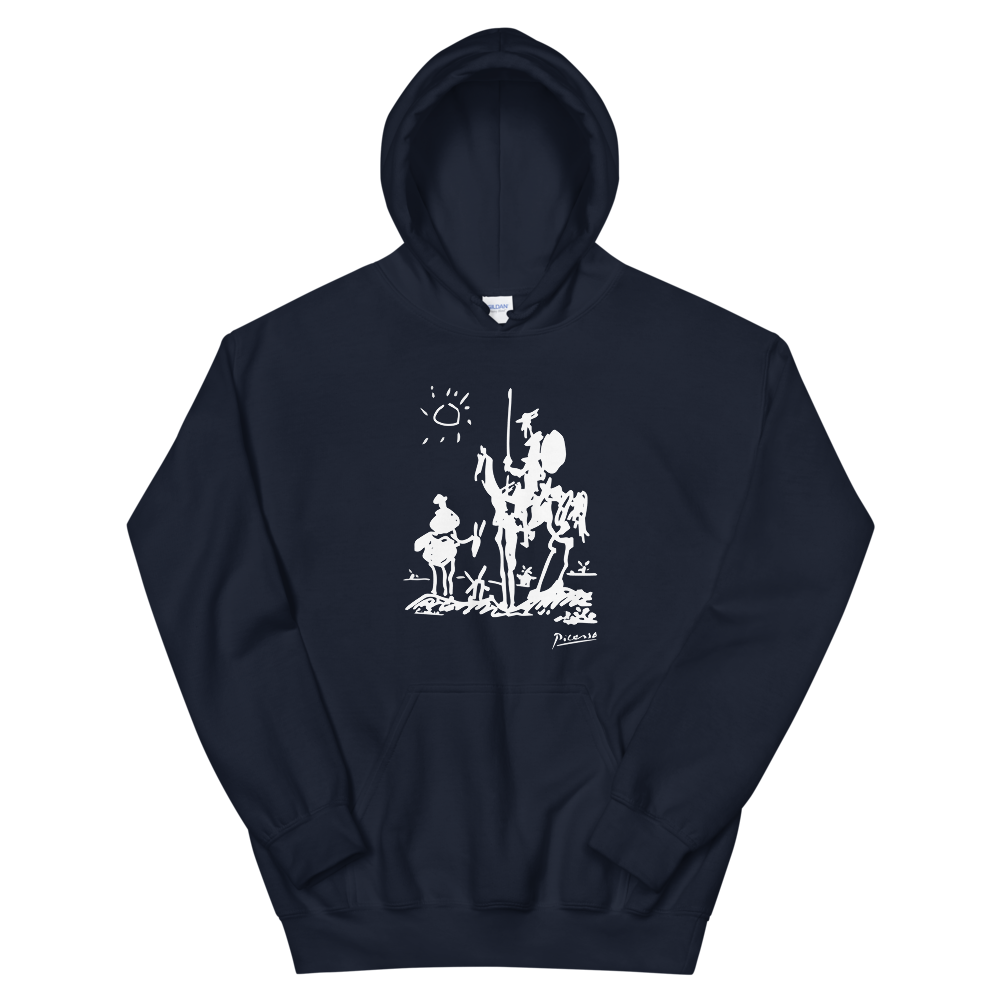 Pablo Picasso Don Quixote of La Mancha 1955 Artwork Unisex Hoodie-3