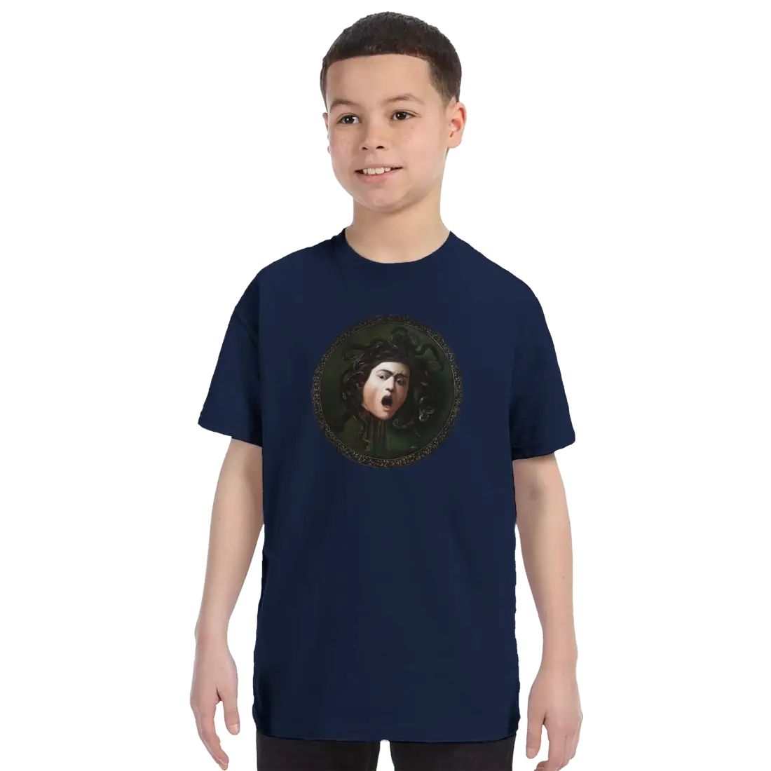 Mythological Medusa: Caravaggio T-Shirt-17