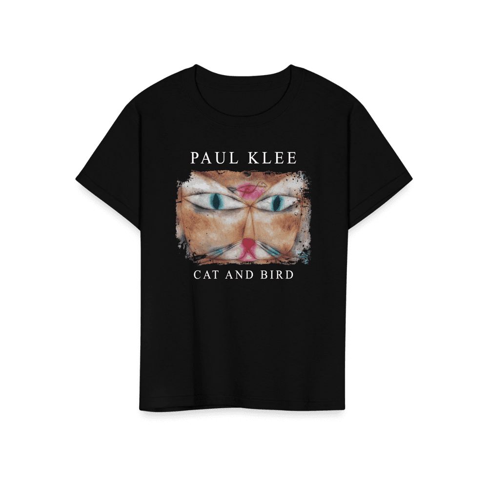 Paul Klee - Cat and Bird, 1928 Artwork T-Shirt-15