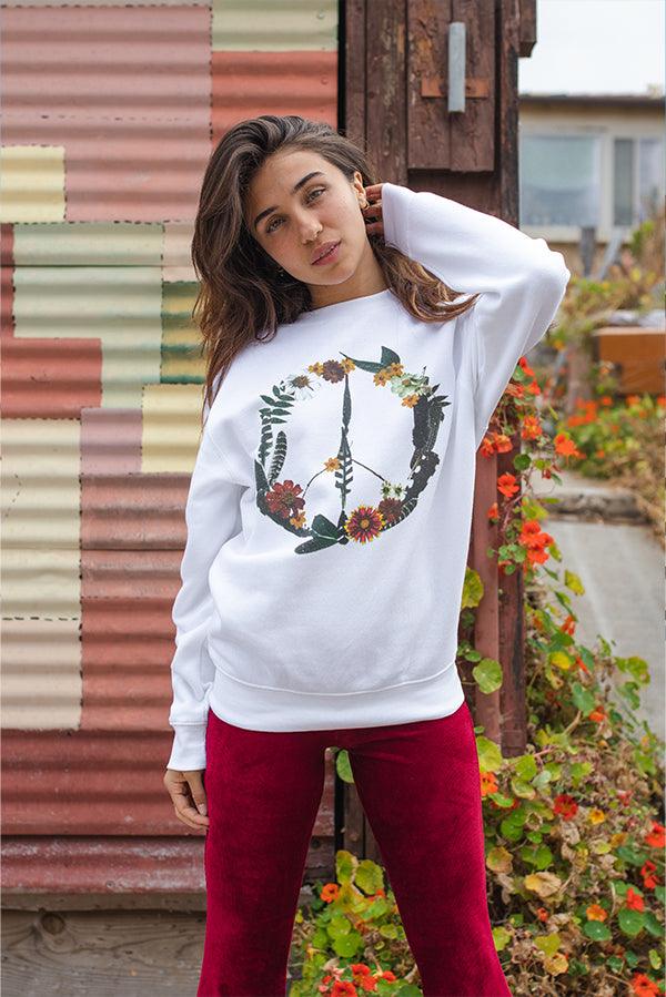Peace Flower Rexford Sweater