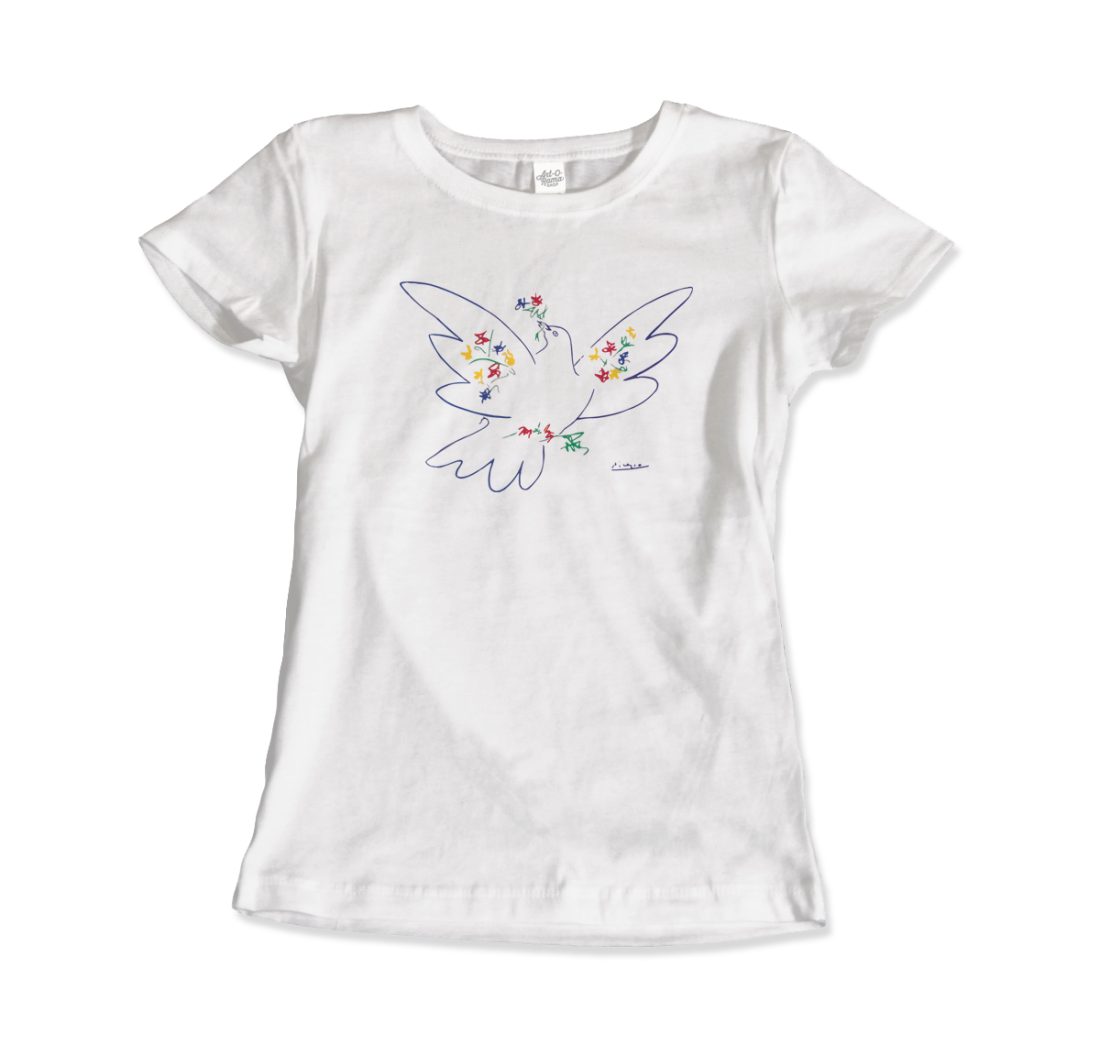 Picasso - Dove Of Peace Artwork T-Shirt-2