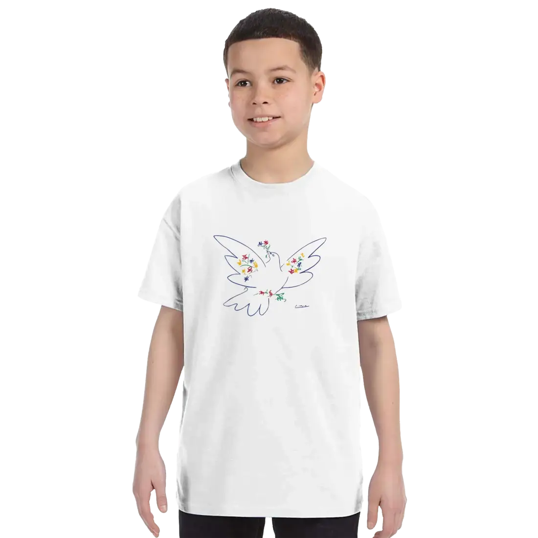Picasso - Dove Of Peace Artwork T-Shirt-7