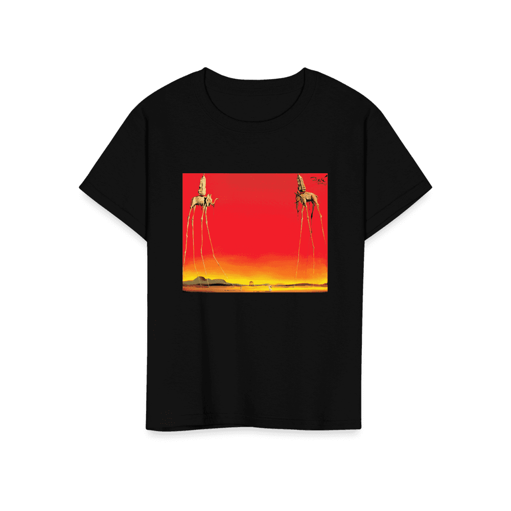 Salvador Dali, The Elephants Artwork T-Shirt-16