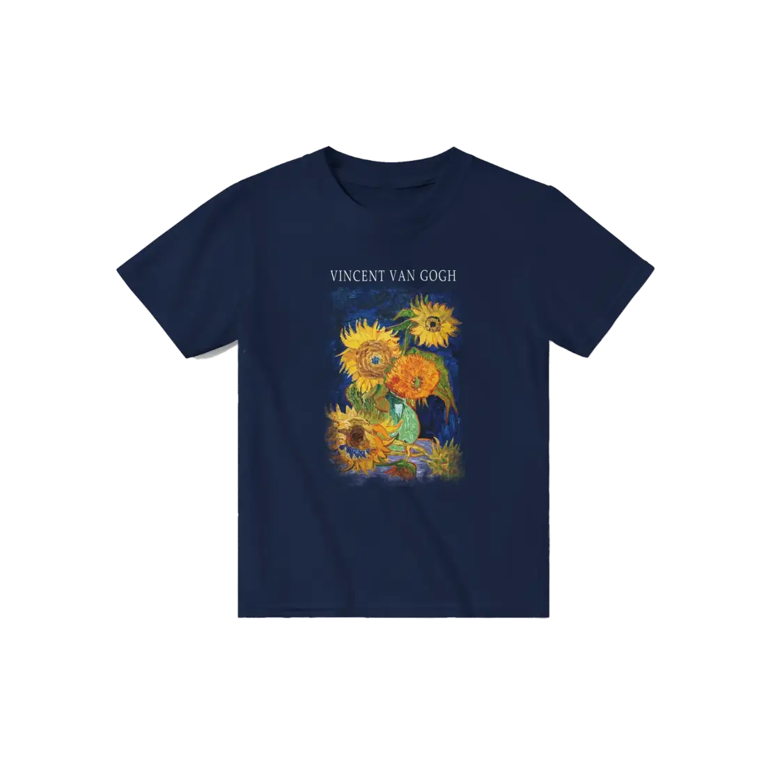 Van Gogh Five Sunflowers 1888, Artwork T-Shirt-13