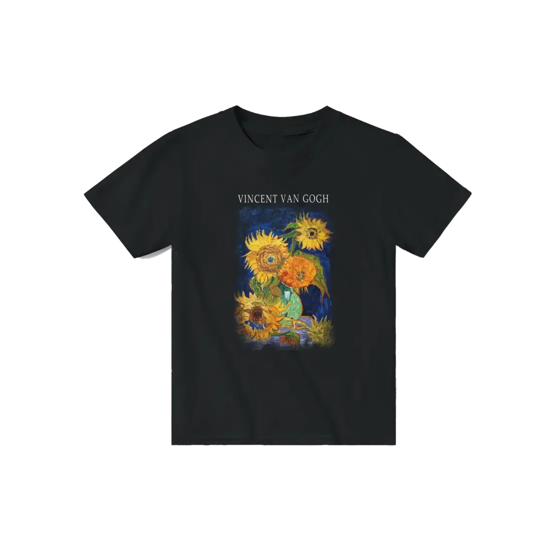 Van Gogh Five Sunflowers 1888, Artwork T-Shirt-12