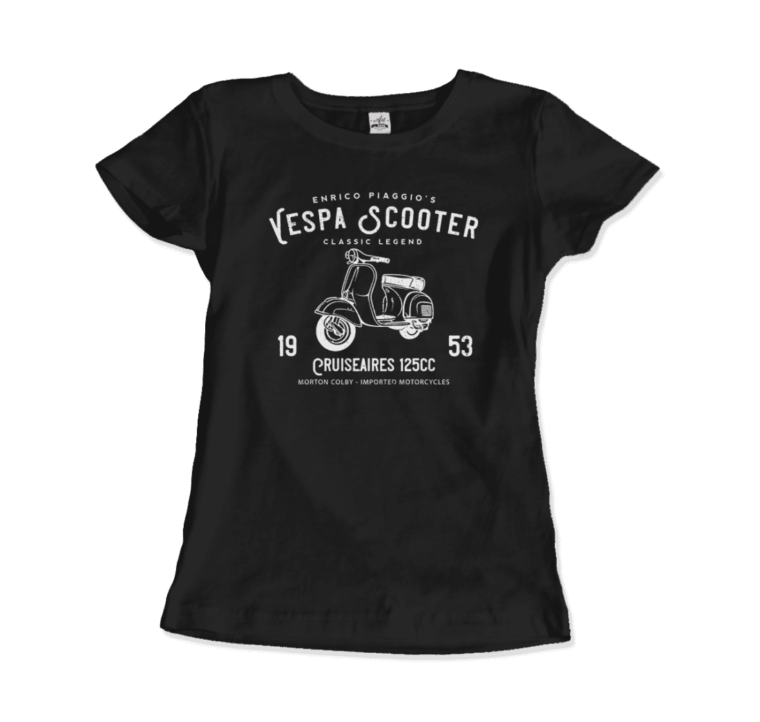 Vintage Piaggio Scooter 1953 125cc T-Shirt-14