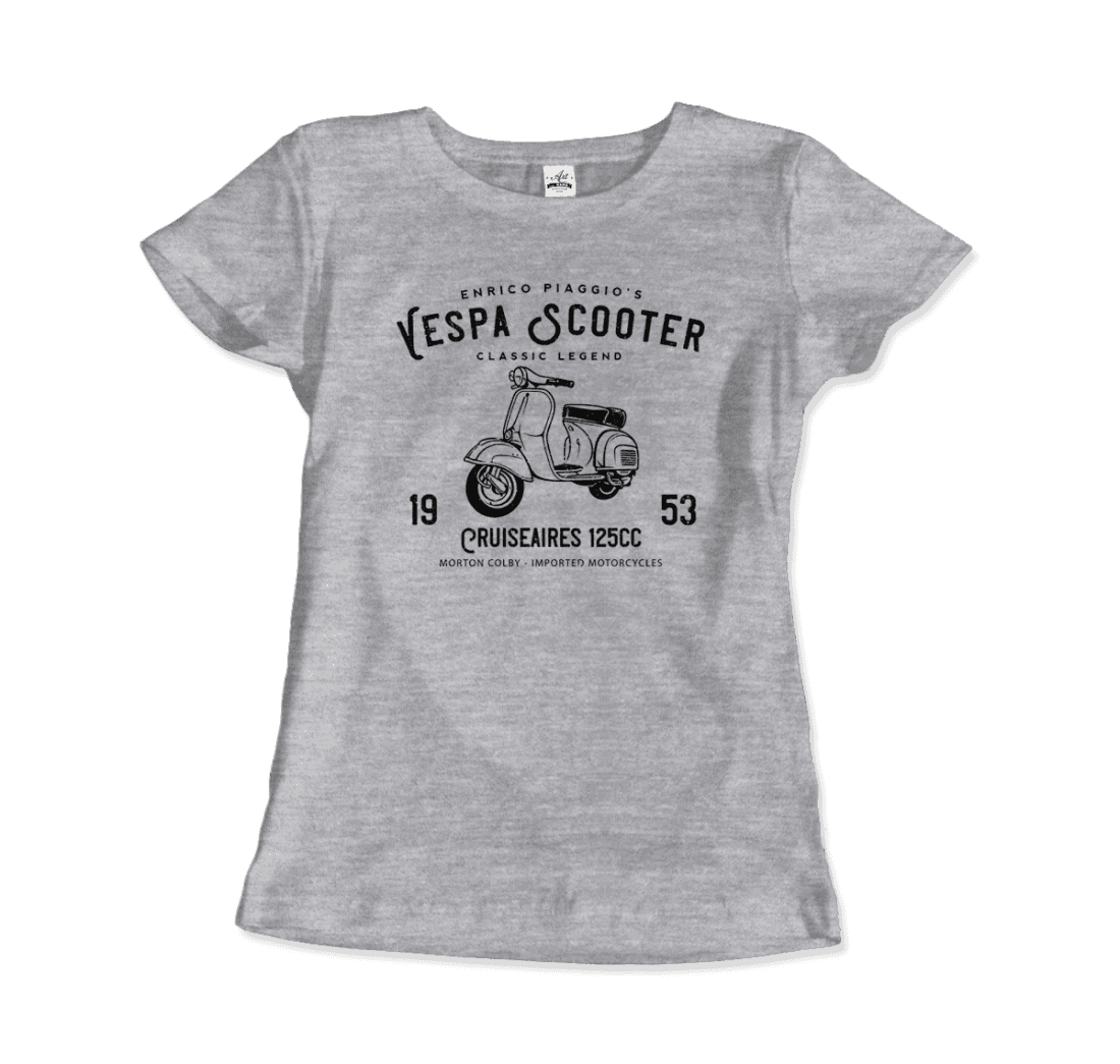 Vintage Piaggio Scooter 1953 125cc T-Shirt-11