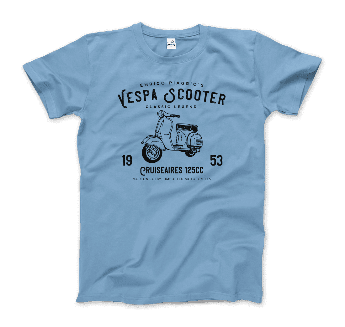 Vintage Piaggio Scooter 1953 125cc T-Shirt-9