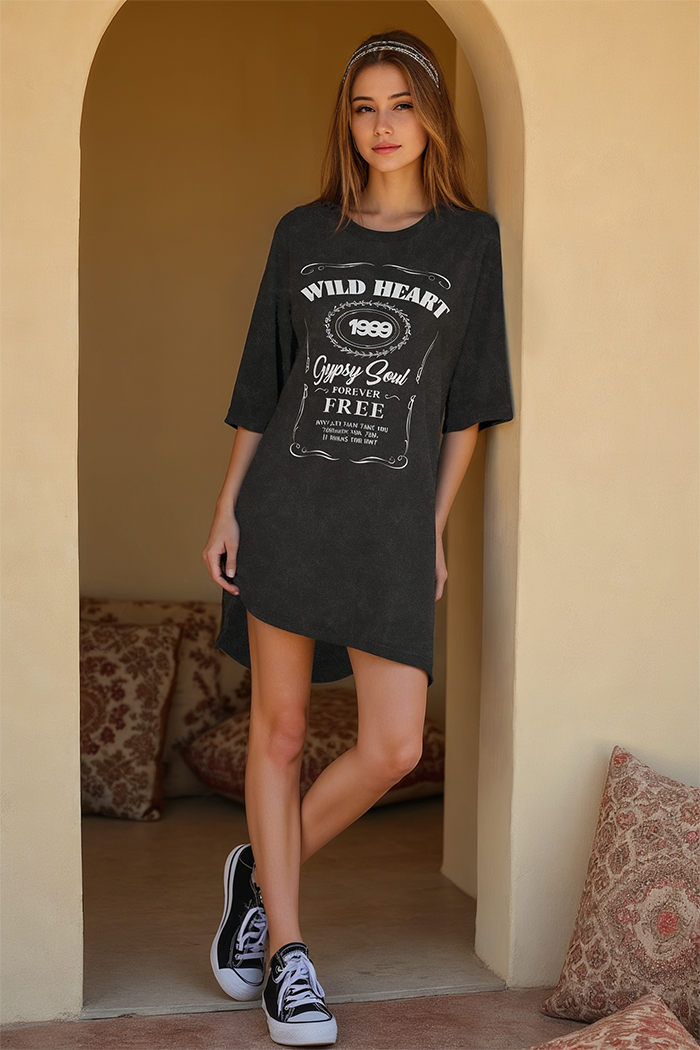 Wild Heart Gypsy Soul OS Tee