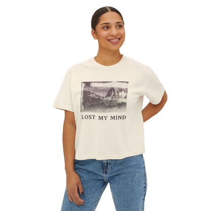 Copy of Copy of Women's Boxy Tee - 'In It to Win It' Retro Racing Design