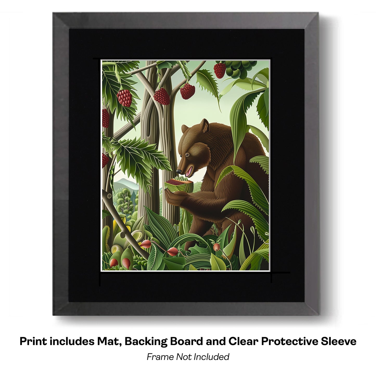 Climbing Koala Bear - Animal Kingdom Wall Art Prints, from Cute to Majestic – 8″x10″ Artwork for 11″x14″ Frame