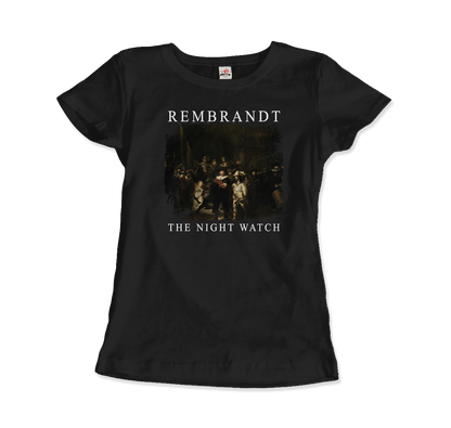 Rembrandt - The Night Watch 1642 Artwork T-Shirt-10