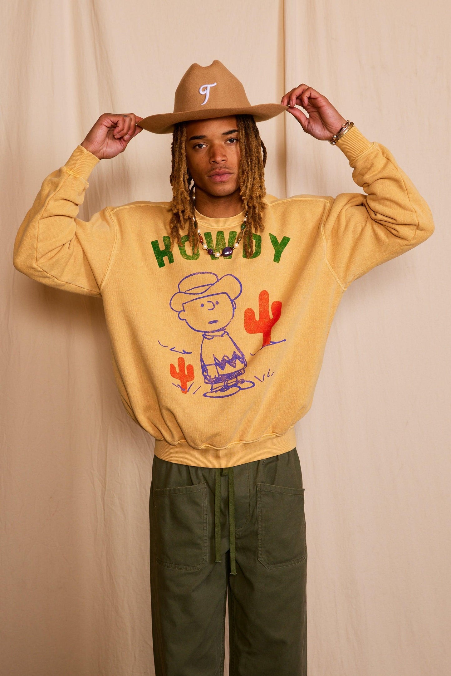 Peanuts Cowboy Charlie Sweatshirt