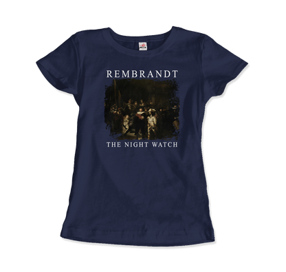 Rembrandt - The Night Watch 1642 Artwork T-Shirt-11