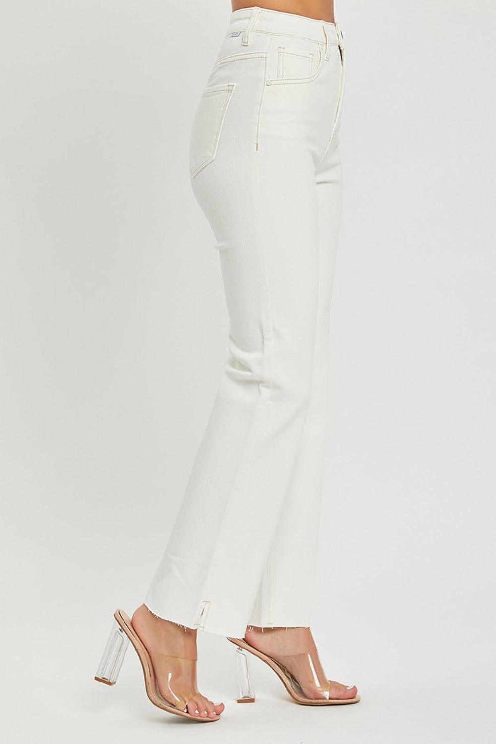 RISEN Full Size High Rise Tummy Control Straight Jeans-2