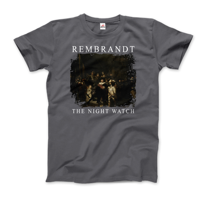 Rembrandt - The Night Watch 1642 Artwork T-Shirt-8