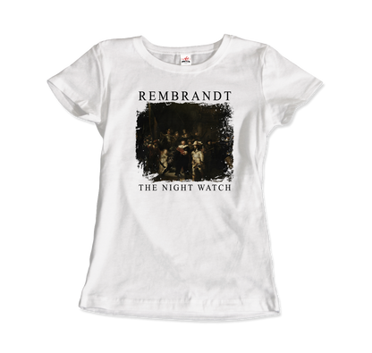 Rembrandt - The Night Watch 1642 Artwork T-Shirt-4