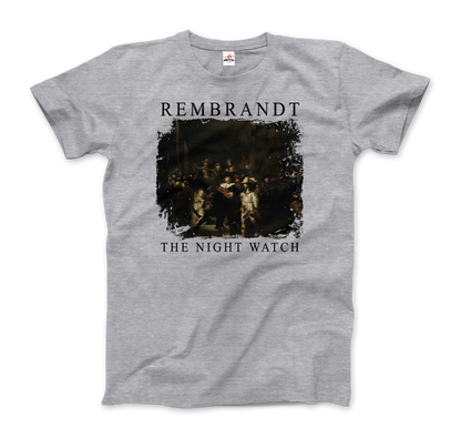 Rembrandt - The Night Watch 1642 Artwork T-Shirt-7