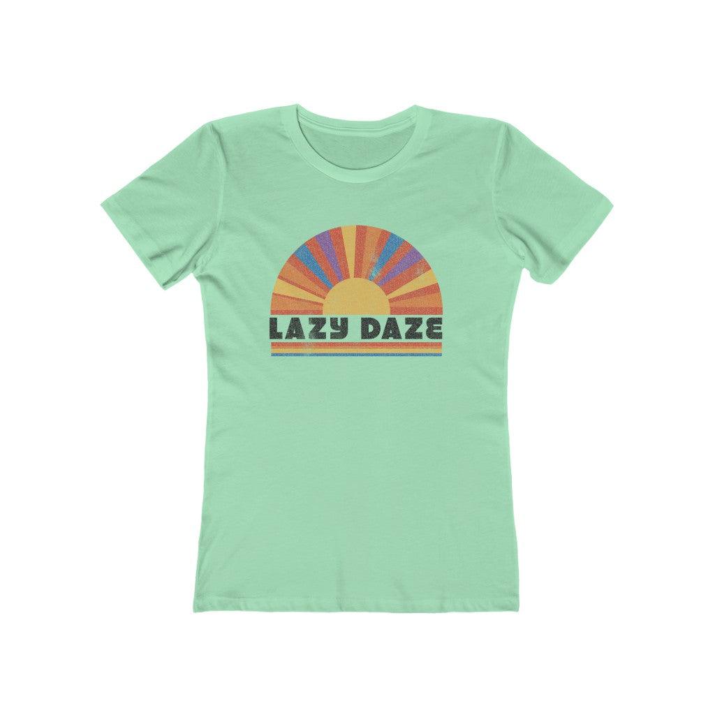 Lazy Daze Curvy Boyfriend Tee