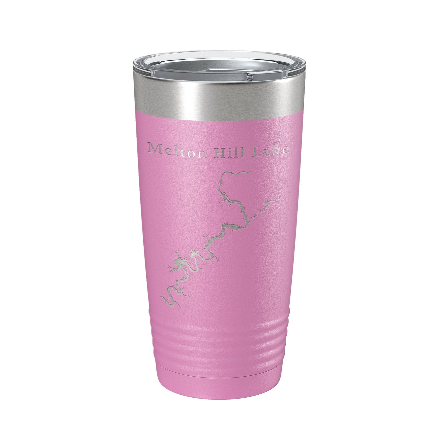 Melton Hill Lake Map Tumbler Travel Mug Insulated Laser Engraved Coffee Cup Tennessee 20 oz