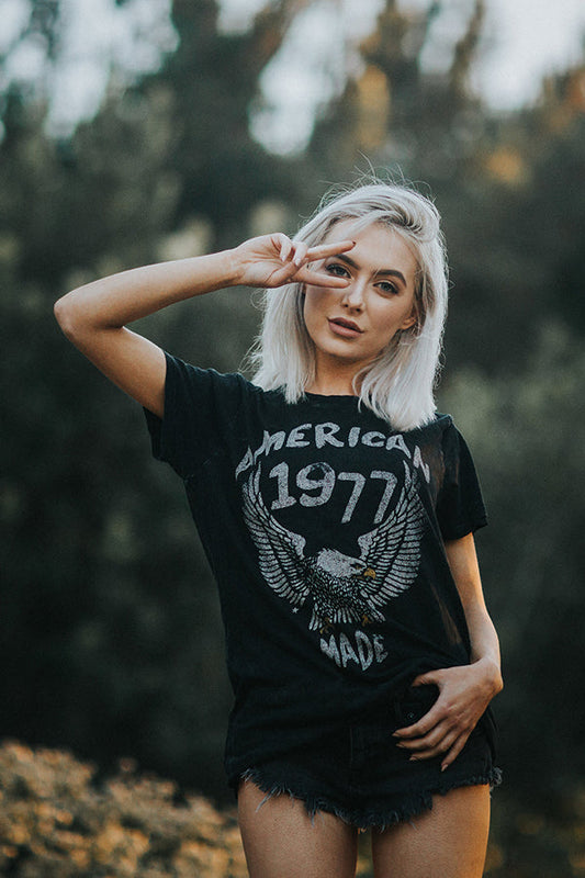 American Made 1977 Clay Tee