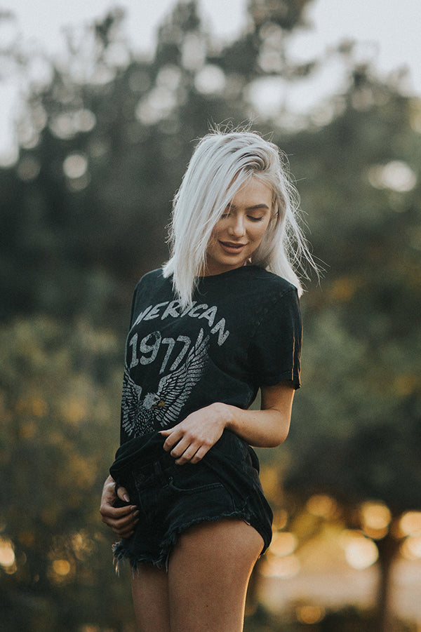 American Made 1977 Clay Tee