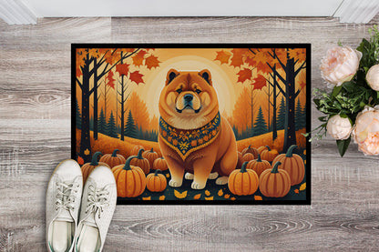 Chow Chow Fall Doormat-1