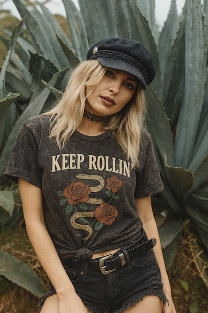 Keep Rollin’ Cloud Tee