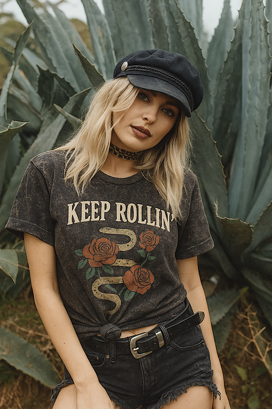 Keep Rollin’ Cloud Tee