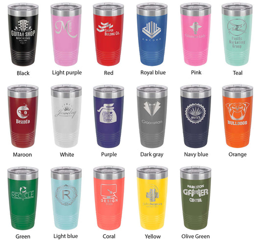 Dog Lover Tumbler Stay Pawsitive Travel Mug Gift Insulated Laser Engraved Coffee Cup 20 oz