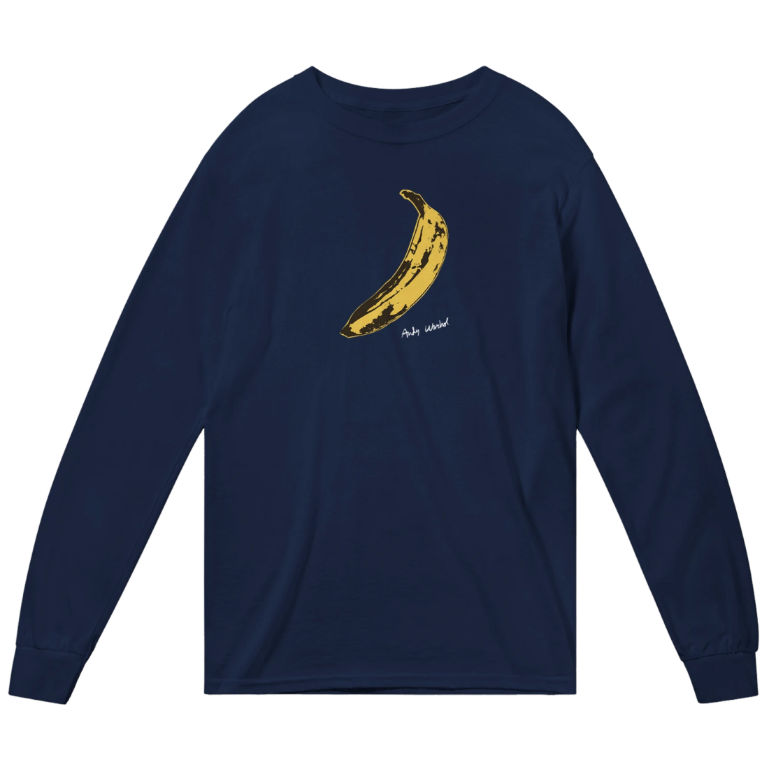 Andy Warhol's Banana, 1967 Pop Art Long Sleeve Shirt-3