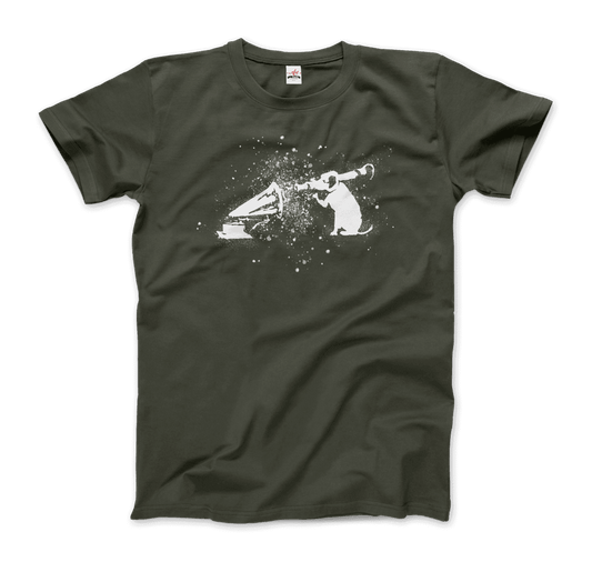 Banksy Rocket Dog (His Master’s Voice) Street Art T-Shirt-10