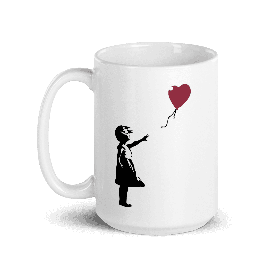 Banksy The Girl with a Red Balloon Artwork Mug-4