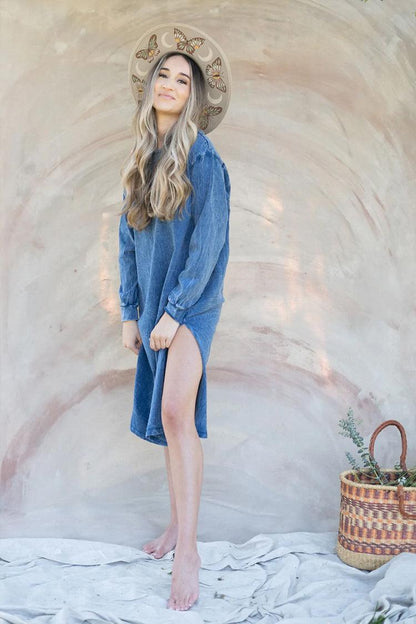 Blue Taylor Dress