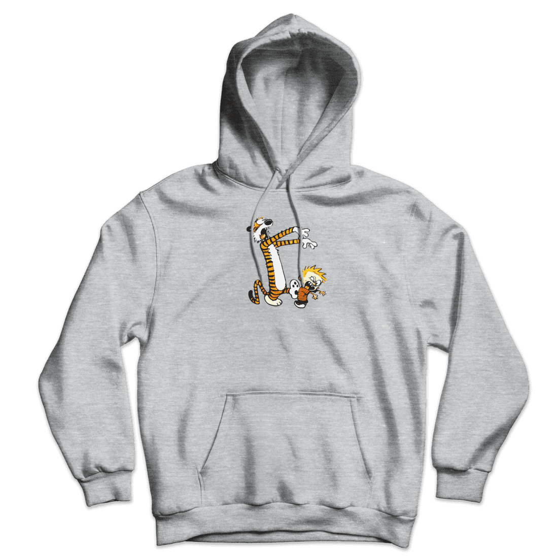 Calvin and Hobbes Playing Zombies Unisex Hoodie-4