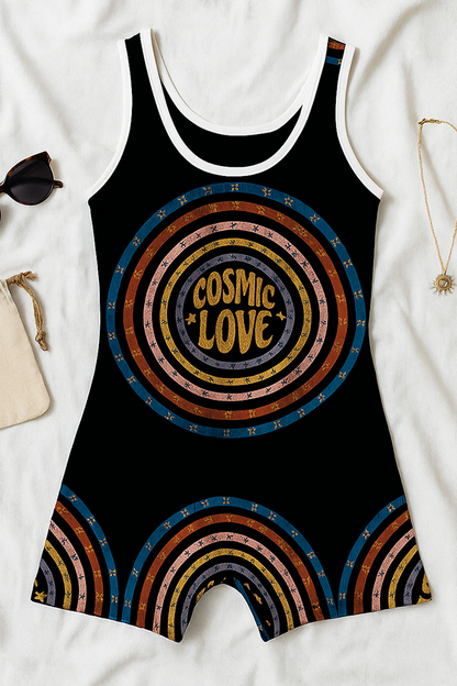 Cosmic Love Romper Swimsuit